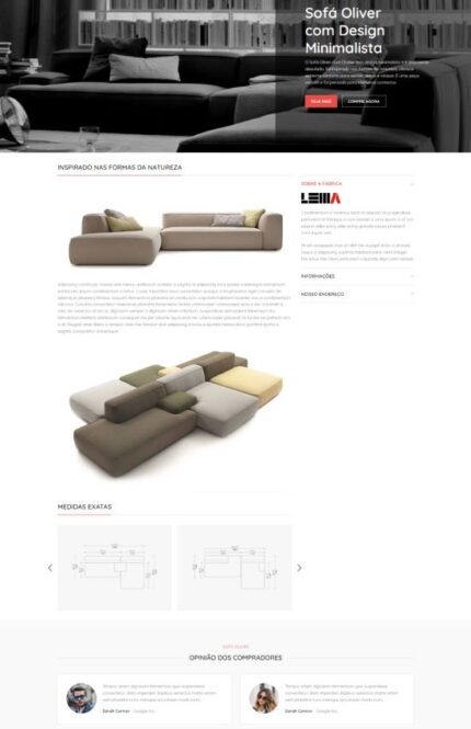 Site Landing Page para Produtos em Wordpress