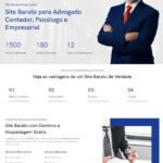 Site Barato para Advogado Contador, Psicólogo e Empresarial