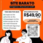 Banner promocional site pronto em 3 dias para pequenas empresas em São Paulo, já registrado e hospedado