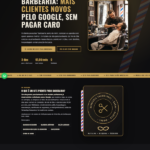 site pronto para barbearia é um modelo profissional já desenvolvido e otimizado para o Google